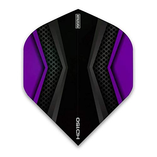 US Darts 3 Sets -9 Flights- Pentathlon 150 Purple/Black Standard Dart Flights