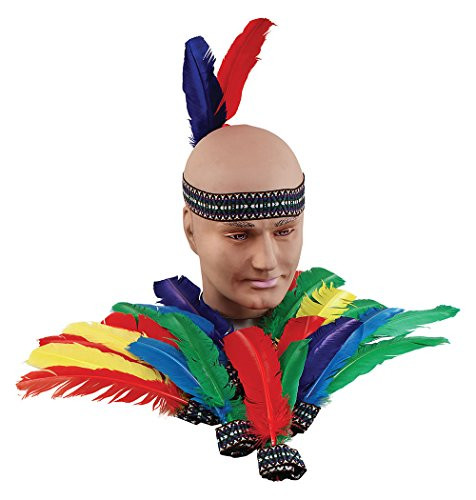Bristol Novelty BA124 Native American Headband- Unisex-Adult- Multi-Colour- One Size