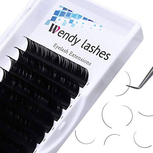 Eyelash Extensions D Curl Classic Lash Extensions .10 .15 .20 .25mm Individual Lashes Mixed Length 8-14mm/14-20mm/20-25mm Eyelash Extension Lashes -0.15-D- Mixed 14-20mm-