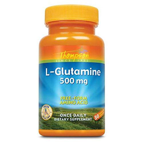 Thompson L-Glutamine- Veg Cap -Btl-Plastic- 500mg | 30ct