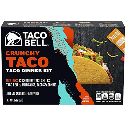 Taco Bell Crunchy Taco Dinner Kit -12 Count per Box-
