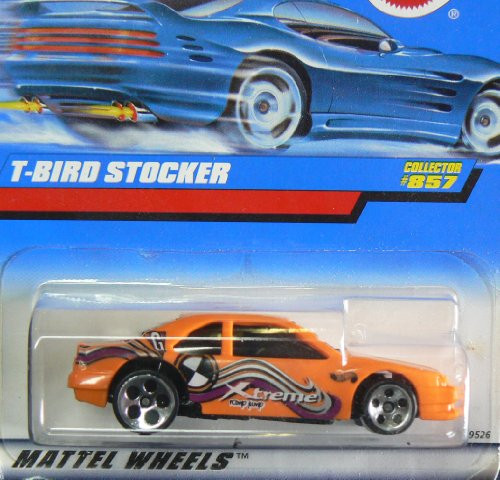 Mattel Hot Wheels 1998 1-64 Scale Orange T Bird Stocker Die Cast Car Collector 857