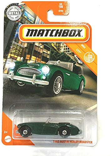 Matchbox 1963 Austin Healey Roadster -Forest Green-- MBX City 55/100