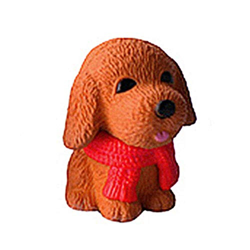 zhenleisier Miniature Garden Decoration Scarf Dog Puppy Figurine Craft DIY Miniature Fairy Garden Accessories Micro Landscape Bonsai Doll House Home Ornament Orange zhenleisier Miniature Garden Decoration Scarf Dog Puppy Figurine Craft DIY Miniature Fairy Garden Accessories Micro Landscape Bonsai Doll House Home Ornament Orange