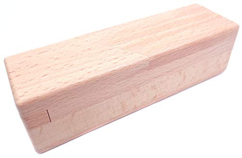 Magikon Wooden Brain Teaser Secret Opening Puzzle Box- Magic Mysterious Box- Impossible Box- Treasure Trick Lock Gift Box with Hidden Compartment