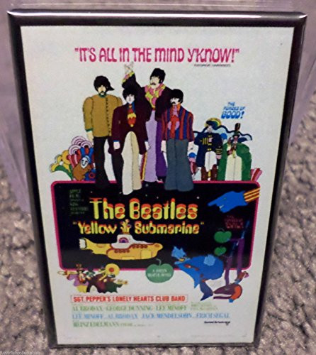 Yellow Submarine Movie Poster 2 x 3 Refrigerator Locker MAGNET Beatles