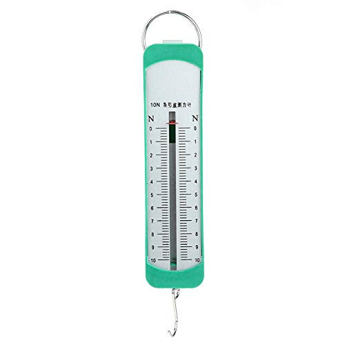 Premium Spring Balance 10N Newton Meter Plastic Spring Dynamometer Bar Physics Mechanical Experiment Instrument Spring Balance High Resolution