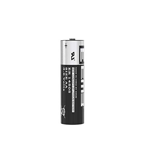 EEMB ER14505 Non-Rechargeable 3.6V Lithium Battery Li-SOCL? AA Size 2600mAh High Capacity UL Certified Single-Use 3.6V Lithium Thionyl Chloride Battery DO NOT Charge Battery