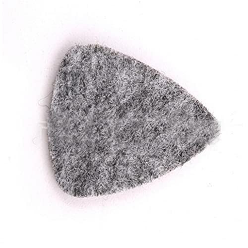 Felt Picks Ukulele Picks Felt Guitar Pick Wool Shrapnel Plectrum Soft and Comfortable Touch to Protect Nails for Ukulele Guitar 5pcs Grey-Pick