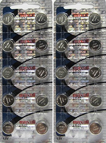20 Pack Maxell inchNEW HOLOGRAM PACKAGE inch LR44 AG13 357 button cell battery