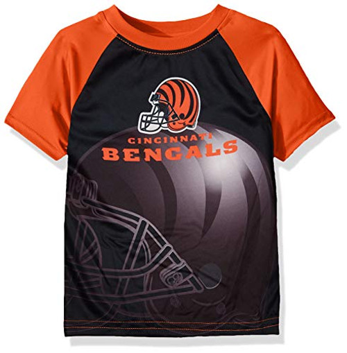 NFL Cincinnati Bengals Boys Short Sleeve T-Shirt- Multi-Color- 2T NFL Cincinnati Bengals Boys Short Sleeve T-Shirt- Multi-Color- 2T