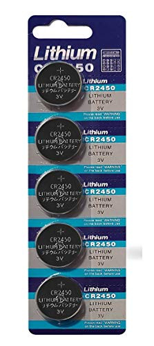 Tianqiu 5 X Cr2450 Br2450 2450 3V Lithium Batteries
