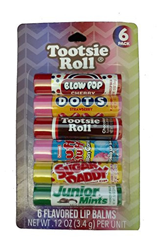 Taste Beauty Smiles You Can Taste - 6 Candy-Flavored Lip Balms -Tootsie Roll-