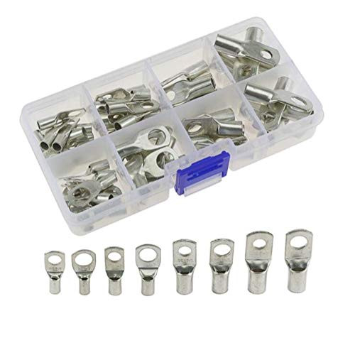 Battery Cable Lugs Bolt Hole Tinned Copper Set Wire Terminals Connector SC Cold End Termination Ring Terminals Battery Cable Lugs Bolt Hole Tinned Copper Set Wire Terminals Connector SC Cold End Termination Ring Terminals