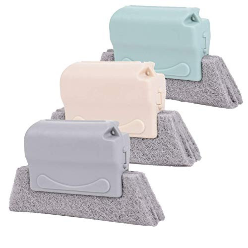 3PCS Magic Window Cleaning Brush-Creative Window Groove Cleaning Brush-Corner and Gap Cleaning Brush-Window Track and Crevice Cleaning Tools