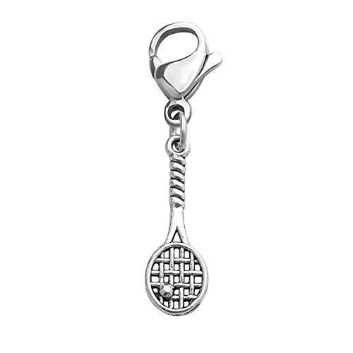 CHOORO Tennis Lover Gift Tennis Racket Clip on Charm Tennis Bag Tags Zipper Pull Gift for Tennis Player/Tennis Team/Coach -Tennis Racket Charm- CHOORO Tennis Lover Gift Tennis Racket Clip on Charm Tennis Bag Tags Zipper Pull Gift for Tennis Player/Tennis Team/Coach -Tennis Racket Charm-
