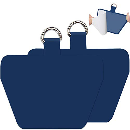 Phone Tether Tab- COCASES 2 Pack Update Phone Lasso Patch with Replacement Part for Smartphone Lanyard Safety Tether?Blue?