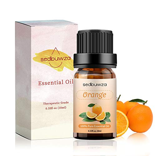 Sweet Orange Essential Oil- 10ml - 100 percent Pure Natural - Undiluted Orange Essential Oils for Aromatherapy Diffuser- Skin Care