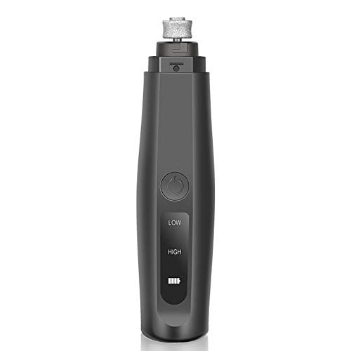 Apoex Dog Nail Grinder- Dog Nail Trimmer Rechargeable Pet Nail Grinder Painless Dog Nail Trimmer Two Speeds Grooming Tool for Dogs and Cats -Black- Apoex Dog Nail Grinder- Dog Nail Trimmer Rechargeable Pet Nail Grinder Painless Dog Nail Trimmer Two Speeds Grooming Tool for Dogs and Cats -Black-