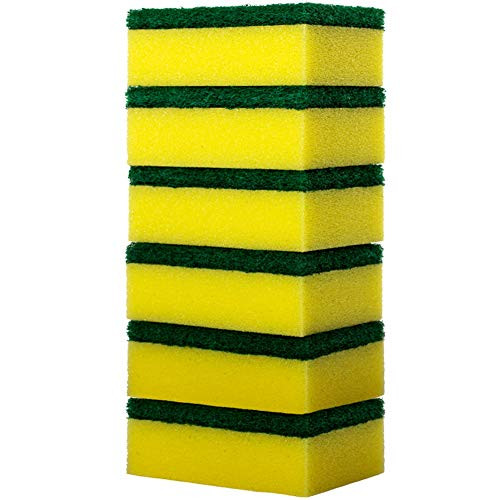 Scrub Sponge Dish Wash Pad Non-Scratch Cleaning Sponges for Kitchen Bathroom Heavy Duty 6 Pack Scrub Sponge Dish Wash Pad Non-Scratch Cleaning Sponges for Kitchen Bathroom Heavy Duty 6 Pack