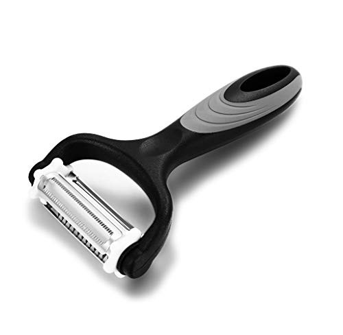 Vegetable peeler and Potato peelers-YUSENONA 3-in-1 Multifunctional Veggie and Fruit Peelers for Kitchen-Y Peeler-Slice Peeler and Julienne Peeler--Premium Stainless Steel Peelers for Veggie-Carrot-Fruit etc.