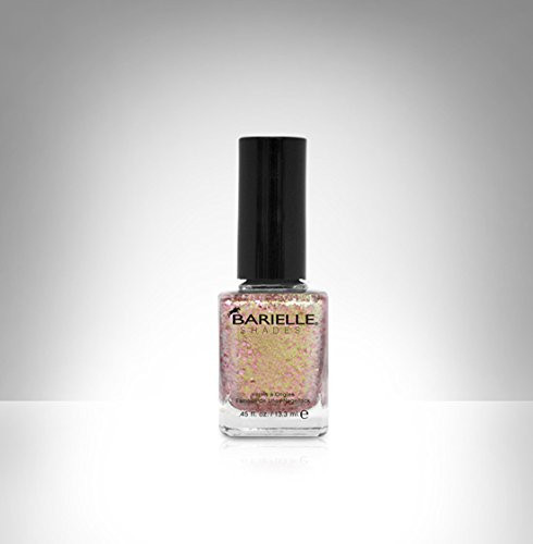Barielle Nail Polish - Golden Halo- A Gold With Pink Glitter Nail Color 0.45 Ounce