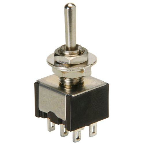 Parts Express DPDT Mini Toggle Center Off Momentary