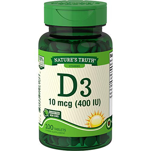 Nature's Truth Vitamin D3- 400 IU- 100 Count Nature's Truth Vitamin D3- 400 IU- 100 Count