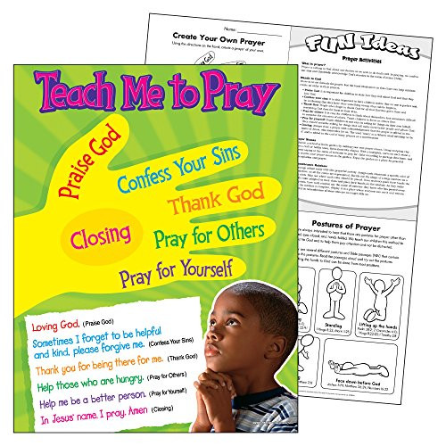 TREND enterprises- Inc. Teach Me to Pray Learning Chart- 17inch x 22inch