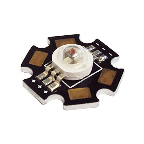 DEMASLED - High Power 3W RGB LED Chip. Epistar Dimmable Led Light with Heatsink Aluminum Base 3.8 V / 700mA Lamp Beads
