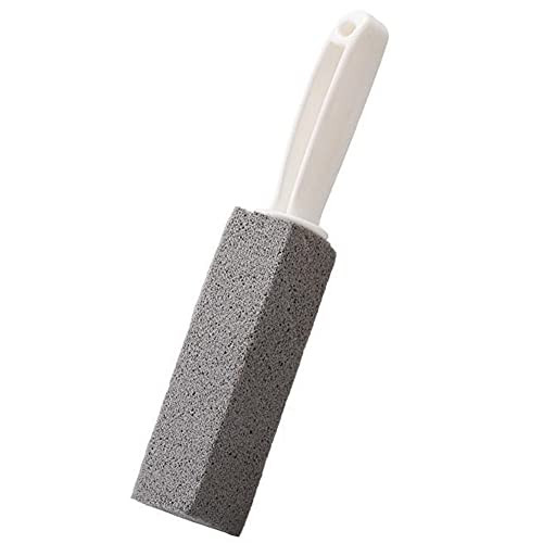 Aimili Cleaning Brush- Pumice Cleaning Stone with Handle- Toilet Bowl Ring Remover Cleaner Brush Stains for Kitchen- Bath- Pool- Household Cleaning