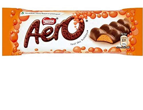 Nestles Aero Orange Chocolate 100g - UK Chocolate Candy. Nestles Aero Orange Chocolate 100g - UK Chocolate Candy.