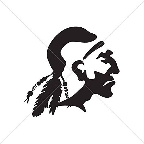 Sticker Native American Navajo Apache Cherokees Geronimo Oglala Lakota Crow Sioux Buffalo Bill Blackfoot Durable Boat 3 X 2-85 in.