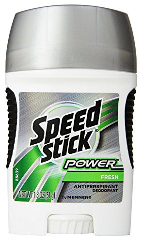 Speed Stick by Mennen Antiperspirant/Deodorant- Fresh Scent 1.8 oz -Pack of 2-