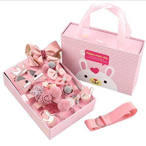 18 Pcs Hair Clips for Girls Gift Set- Baby Girls Hair Clips Bows Ties Toddlers Barrettes Hairpins Set- Cute Hair Accessories Elastic Hair Ties with Gift Box 18 Pcs Hair Clips for Girls Gift Set- Baby Girls Hair Clips Bows Ties Toddlers Barrettes Hairpins Set- Cute Hair Accessories Elastic Hair Ties with Gift Box