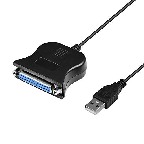 COVVY USB 2.0 to DB25 IEEE-1284 Parallel Printer Cable Adapter with 31.5 Inch Cable
