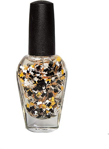 Fright Night Cosmetics Claw Polish - Skull  and  Crossbones -Top Coat- 0.5oz-