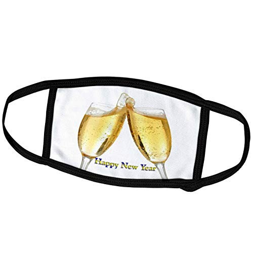 3dRose Face Mask Large- Happy New Year
