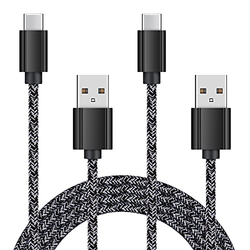 Type C Charging Cable Fast Charge USB C Cable 2Pack 6FT C Cord Phone Charger Fast Charging Cord for Samsung Galaxy S21/S21 Ultra/S21 Plus/S20 FE/S20 Note 21 20 Ultra A21 A11 A51 A20 A71 A10E A50 A12
