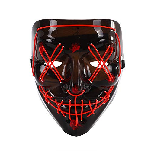 Halloween Mask LED Mask Scary Mask LED Light Up Mask