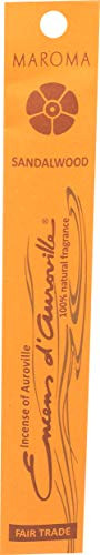Maroma EDA Incense- Sandalwood- 10 Count