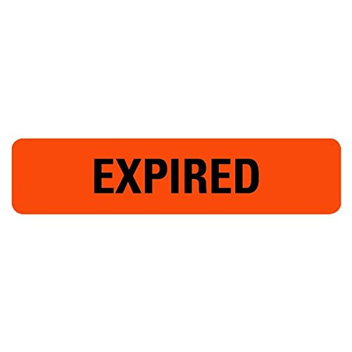 Expired Medical Labels LV-MRL7