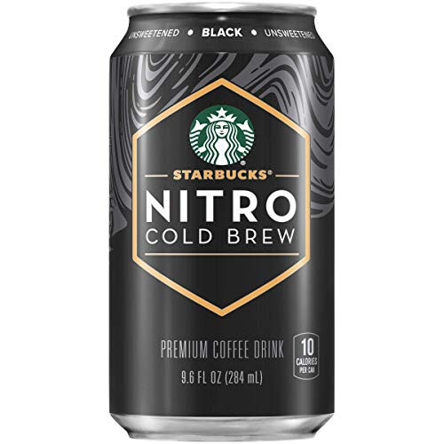 Starbucks Nitro Cold Brew Coffee- Black Unsweetened- 9.6oz Can Starbucks Nitro Cold Brew Coffee- Black Unsweetened- 9.6oz Can