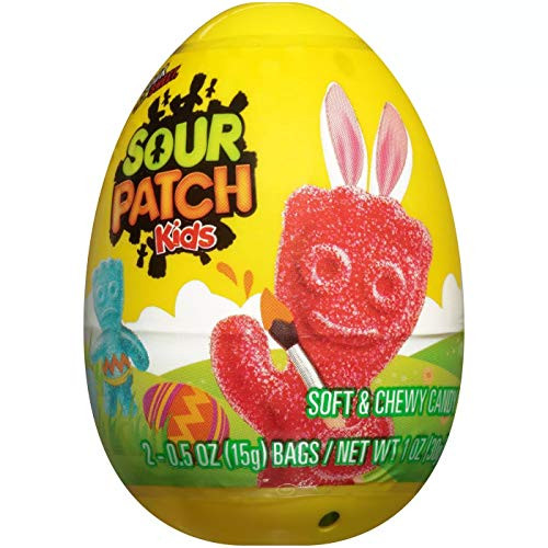 Sour Patch Kids Soft  and  Chewy Candy Easter Egg - 1 Oz