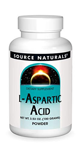 Source Naturals L-Aspartic Acid- Powder - Dietary Supplement - 100 Grams