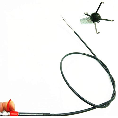 63 Inch Drain Pipe Cleaner-Drain Auger Hair Catcher- Sink Dredge Drain Clog Remover Cleaning Tools for Kitchen Bathroom Tub Toilet Washbasin Clogged Drains Dredge Pipe