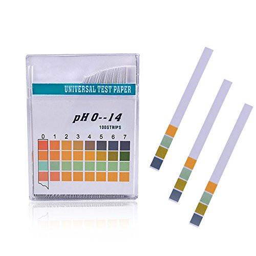 PH Test Strips-100 PH Strips Universal -ph 0~14--Litmus Paper PH Test Strips | Water Test Kit for Aquarium- Pool- Spa- Well  and  Tap Water-High Sensitivity Test Strips