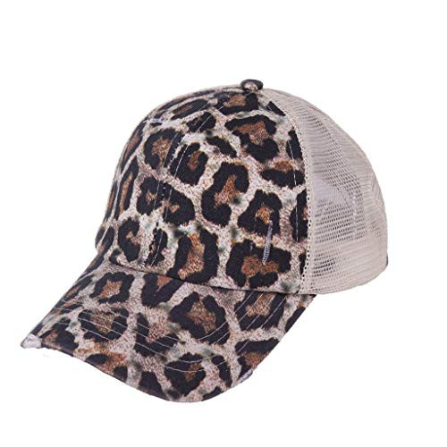 AKIWOS Unisex Baseball Cap- Ponytail Baseball Hats for Women Adjustable Trucker Baseball Cap- Mesh Sun Hat