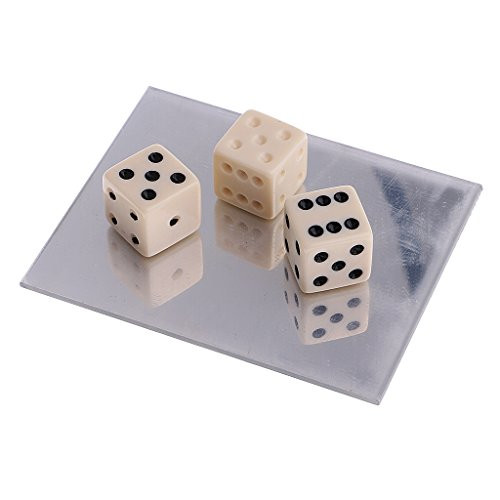 MonkeyJack Magic Trick Mirror Dice Illusion Magic Prop Instructional Magic Training Toy