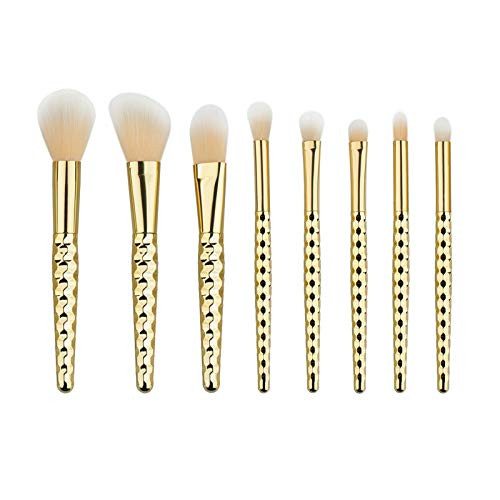 CINIDIY 8 pcs Honeycomb Makeup Brushes Set Professional Cosmetic Brushes Kit Premium Synthetic Make Up Assecories Kabuki Foundation Powder Concealers Eyeshadow Blush Brush-Gold CINIDIY 8 pcs Honeycomb Makeup Brushes Set Professional Cosmetic Brushes Kit Premium Synthetic Make Up Assecories Kabuki Foundation Powder Concealers Eyeshadow Blush Brush-Gold